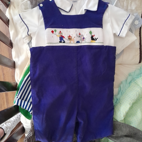 Smocked boys toddler.outfits - Picture 3 of 9